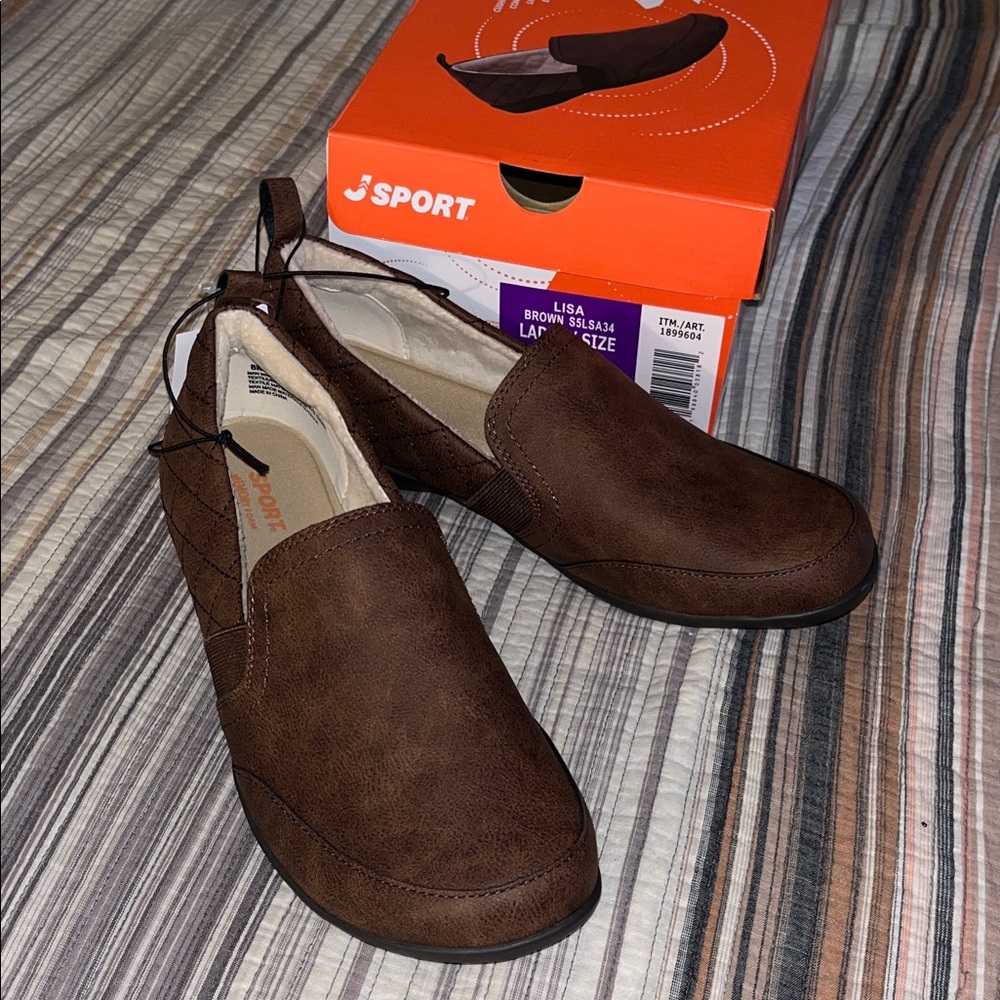 Sporto Women's Dark Brown Loafers